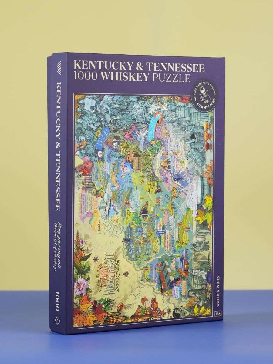 Water and Wines Kentucky & Tennessee Whiskey Puzzle
