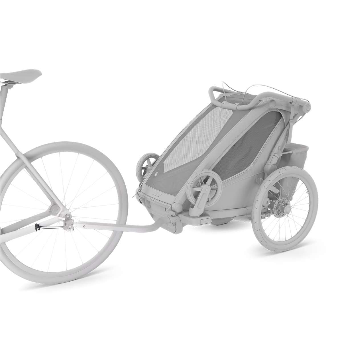 Thule Chariot Cyclo aanhanger Axle Mount ezHitch Plaat