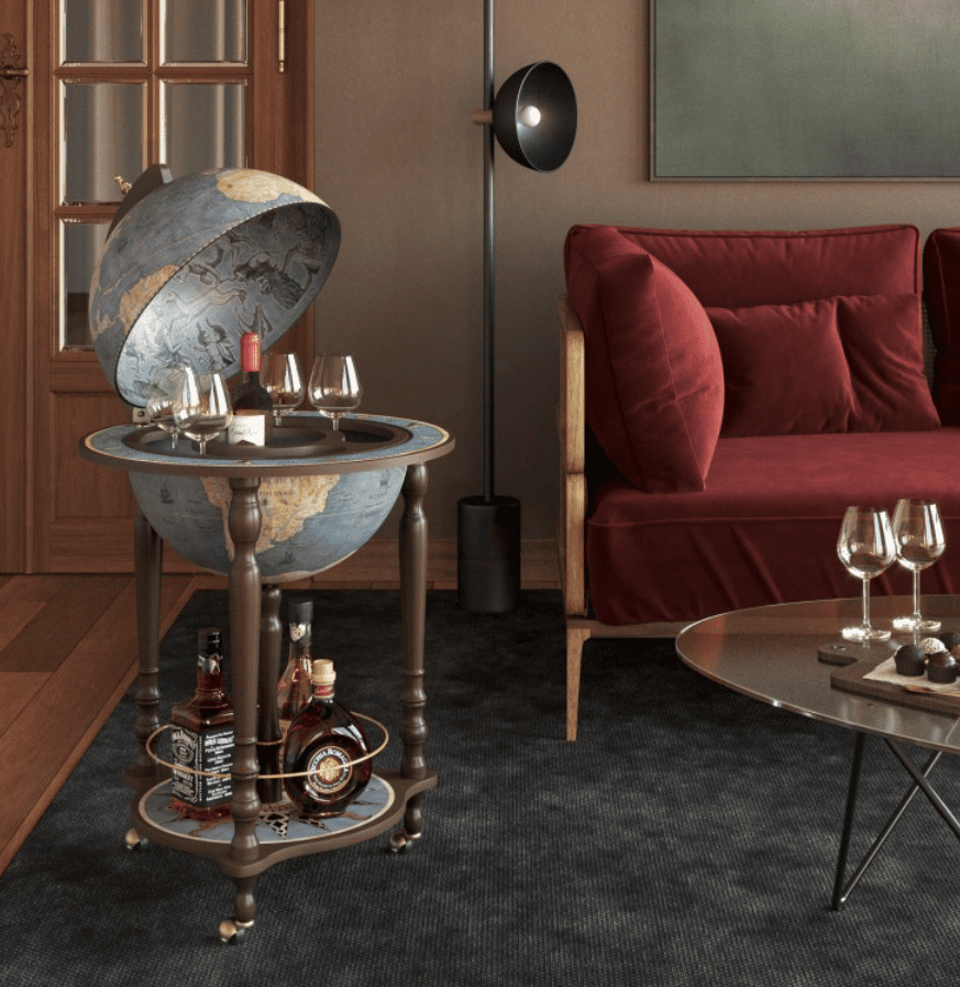 Zoffoli Globe Bar Da Vinci Polvere Blu