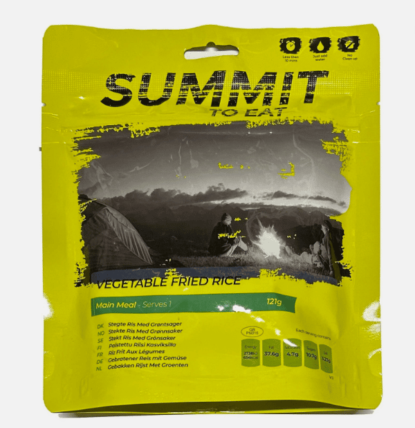 Cumbre para comer Arroz frito con verduras 121g