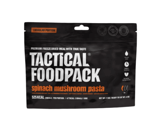 Tactical Foodpack Pâtes aux épinards et aux champignons