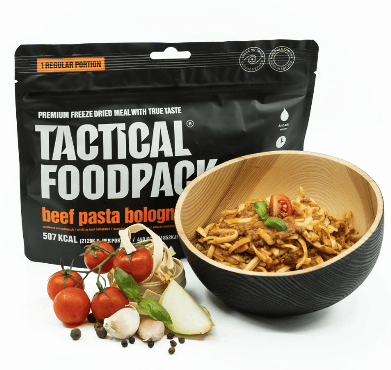 Tactical Foodpack Pâtes de bœuf à la bolognaise