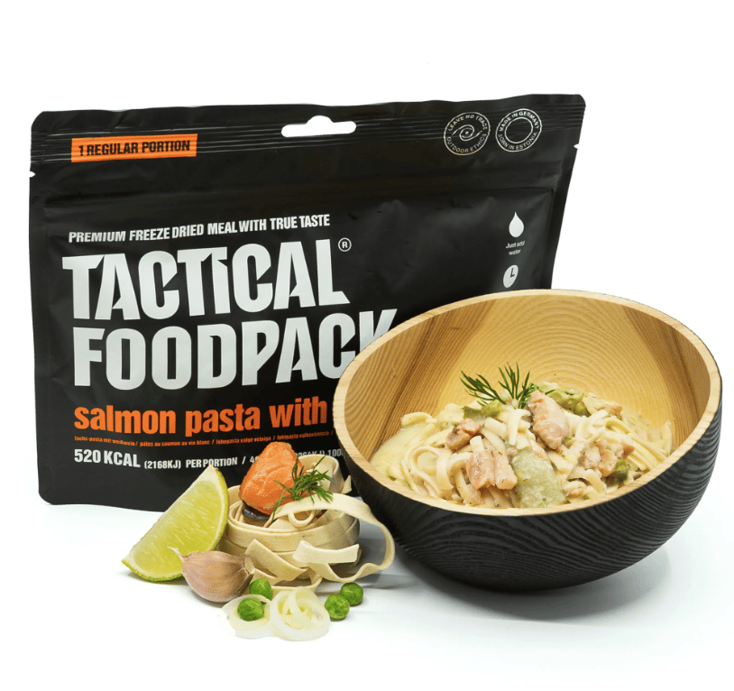 Tactical Foodpack Pâtes au saumon au vin blanc 105g