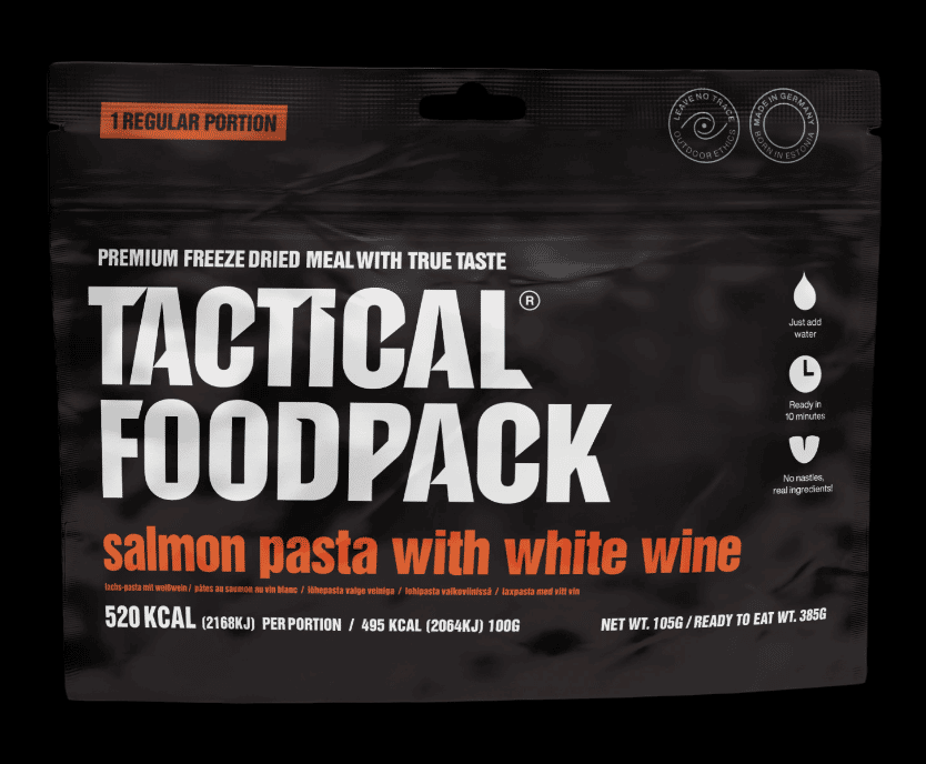 Tactical Foodpack Pâtes au saumon au vin blanc 105g