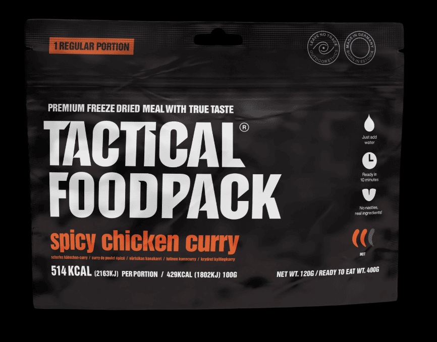 Tactical Foodpack Poulet épicé au curry 120g