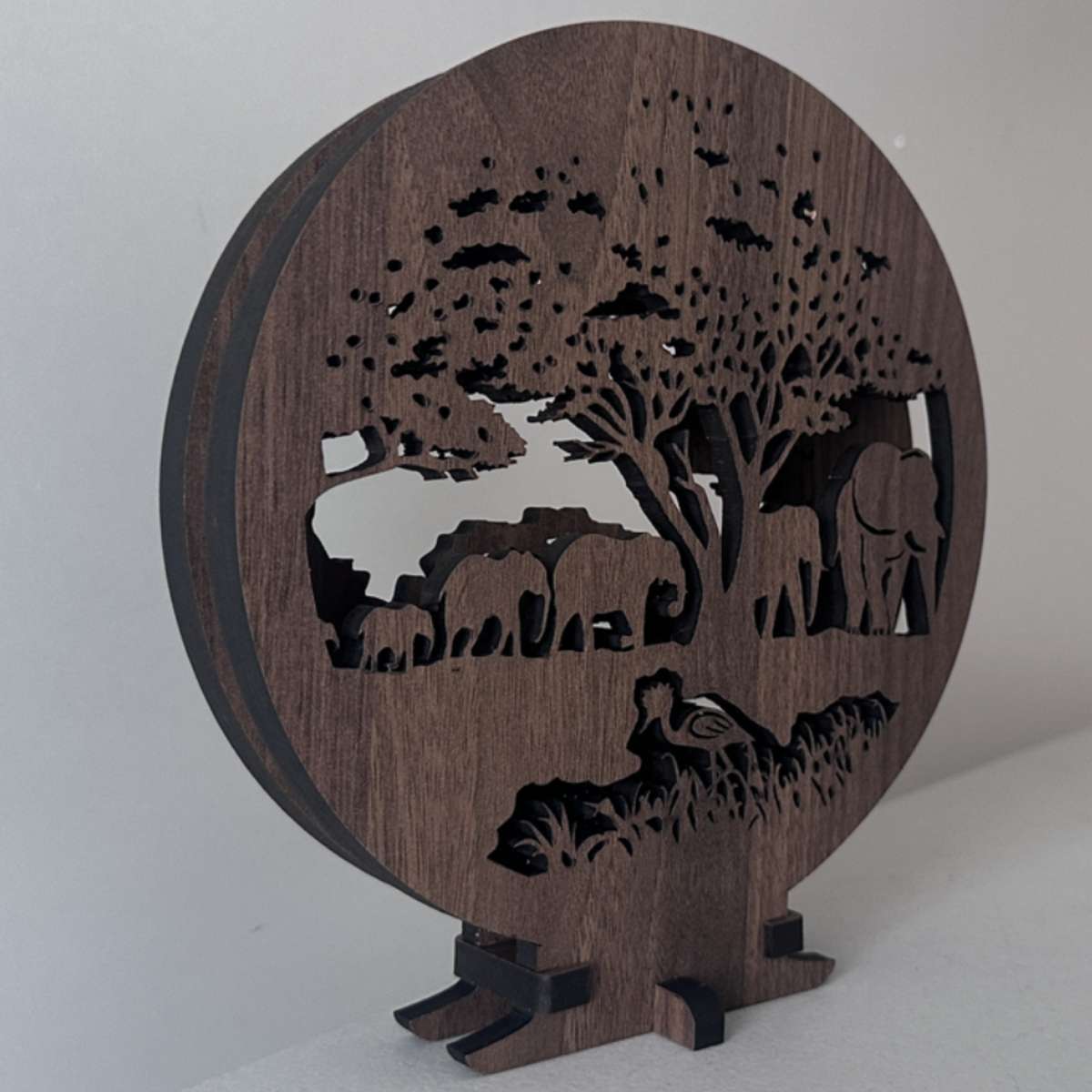 Bildleuchte „Elefanten“ 20×22 cm