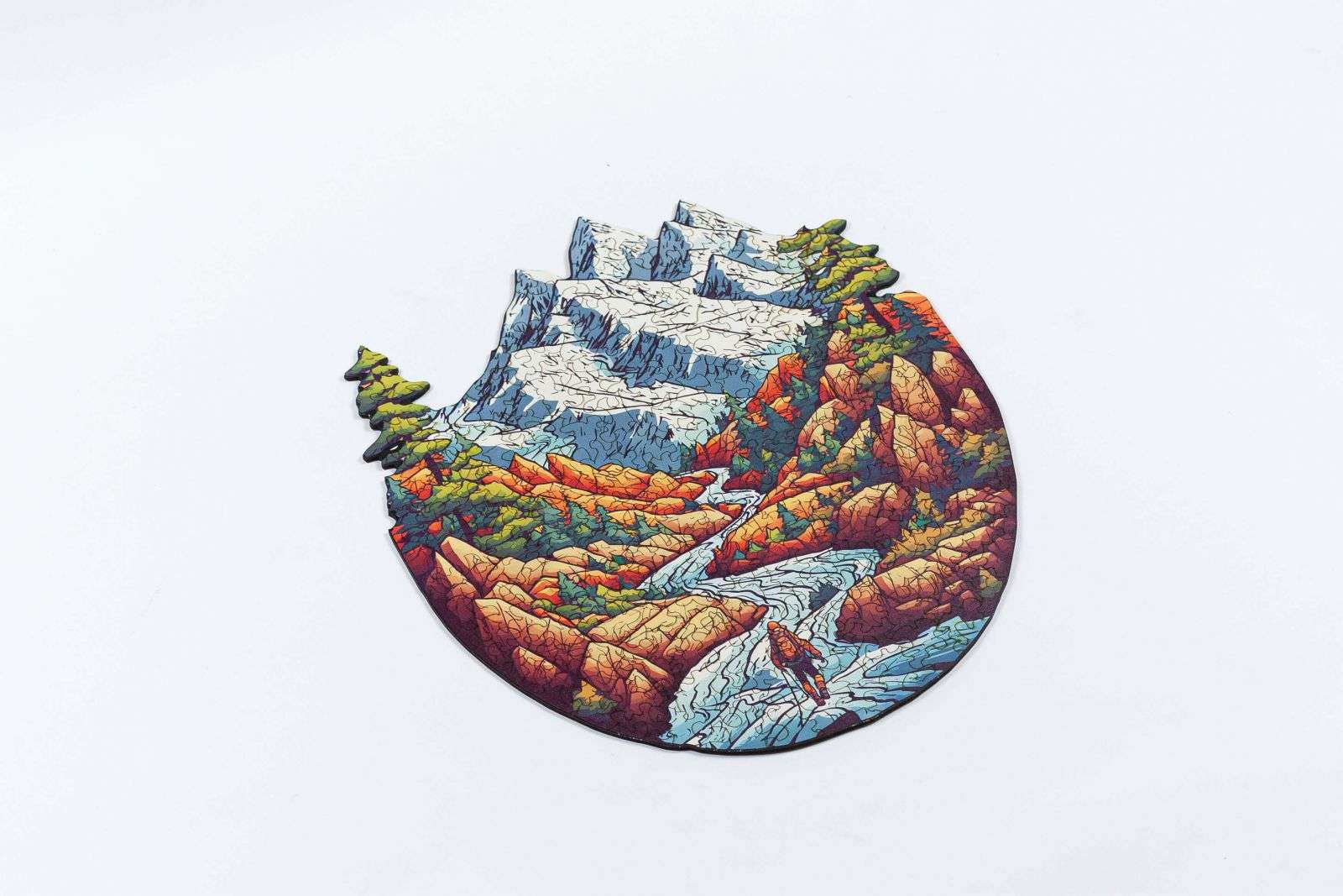 Berge Holzpuzzle