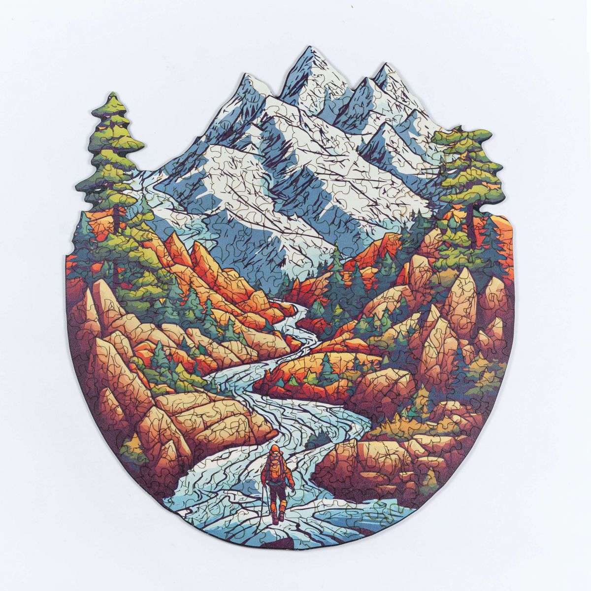Berge Holzpuzzle