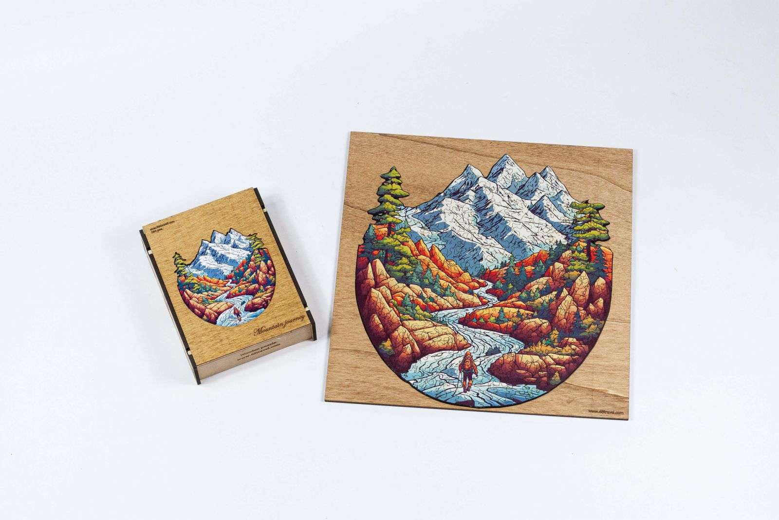 Berge Holzpuzzle