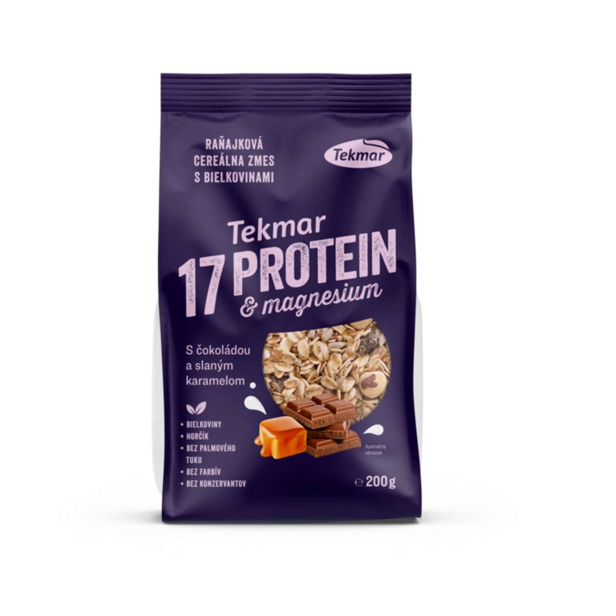 Muesli 17 Protéine - chocolat et caramel salé