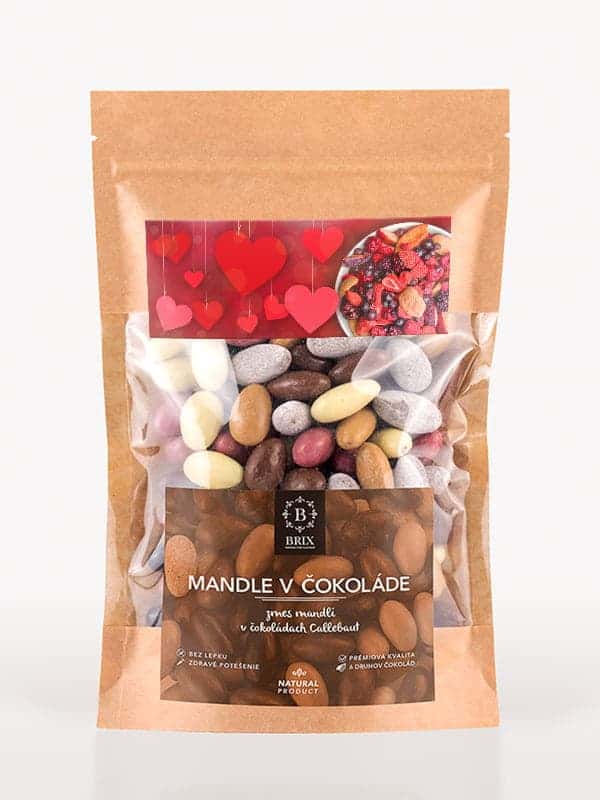 BRIX Amandes en chocolat en cadeau 450g