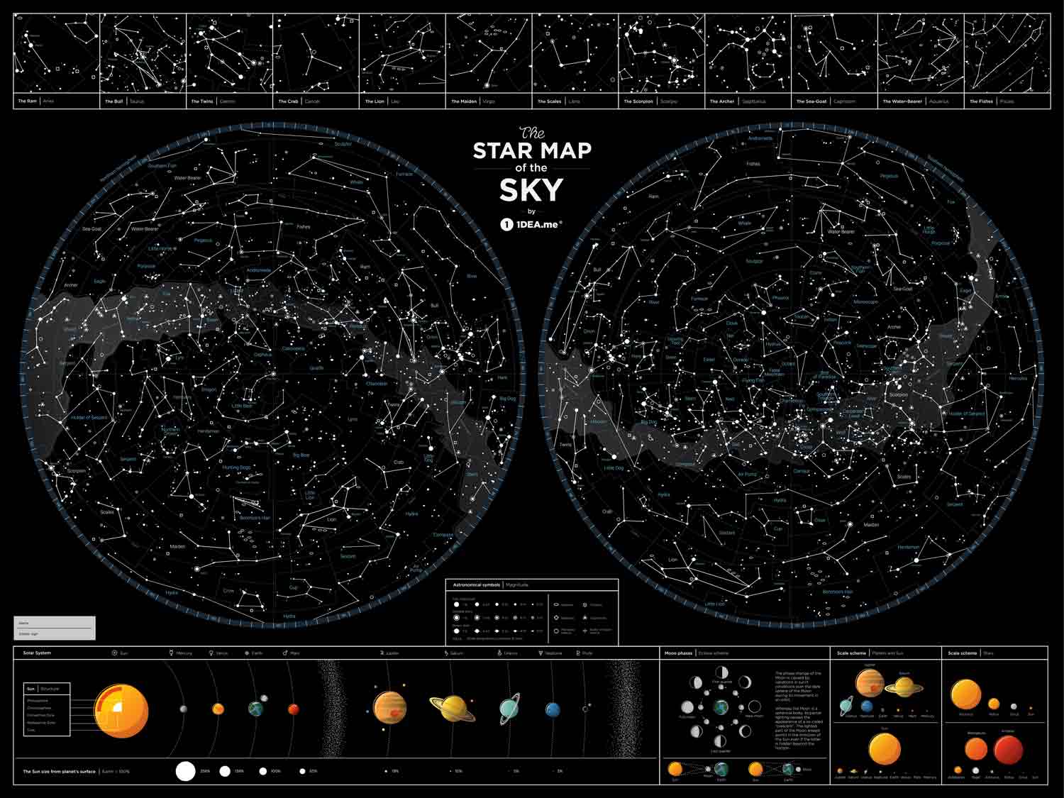 夜空の星図（スクラッチ不可）