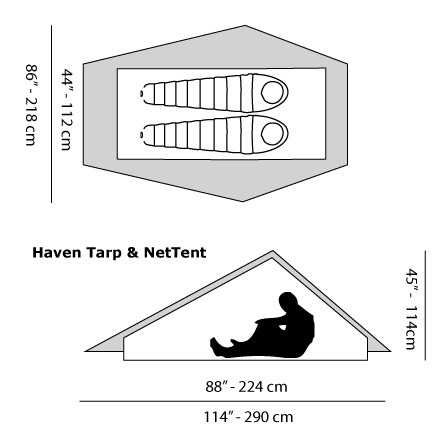 Six Moon Designs Haven Tarp ultralégère