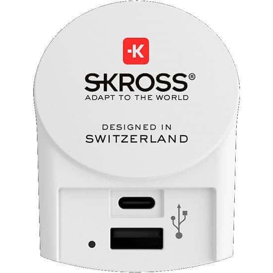 SKROSS Adaptador de carga USB Tipo-C Euro, 5400mA máx