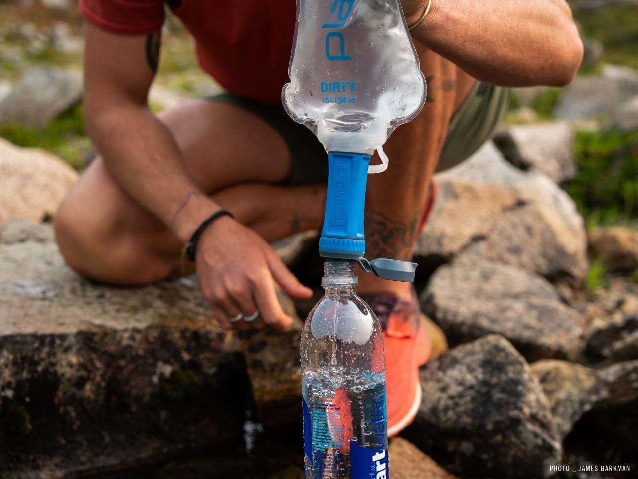 QuickDraw personal microfilter + 1L QuickDraw Reservoir System