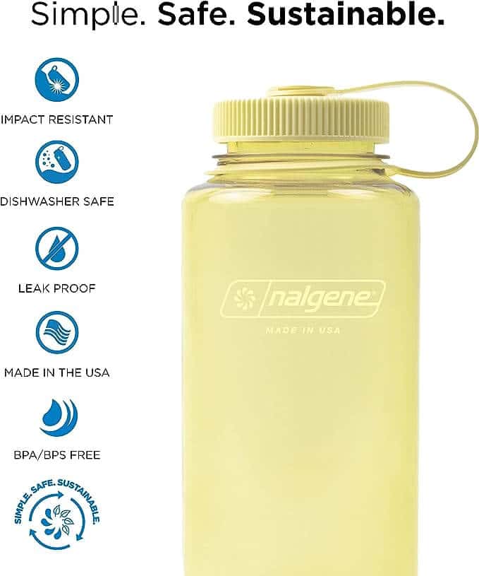 Μπουκάλι νερού Nalgene 1L Wide Mouth Sustain