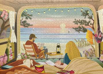Camper by the Ocean