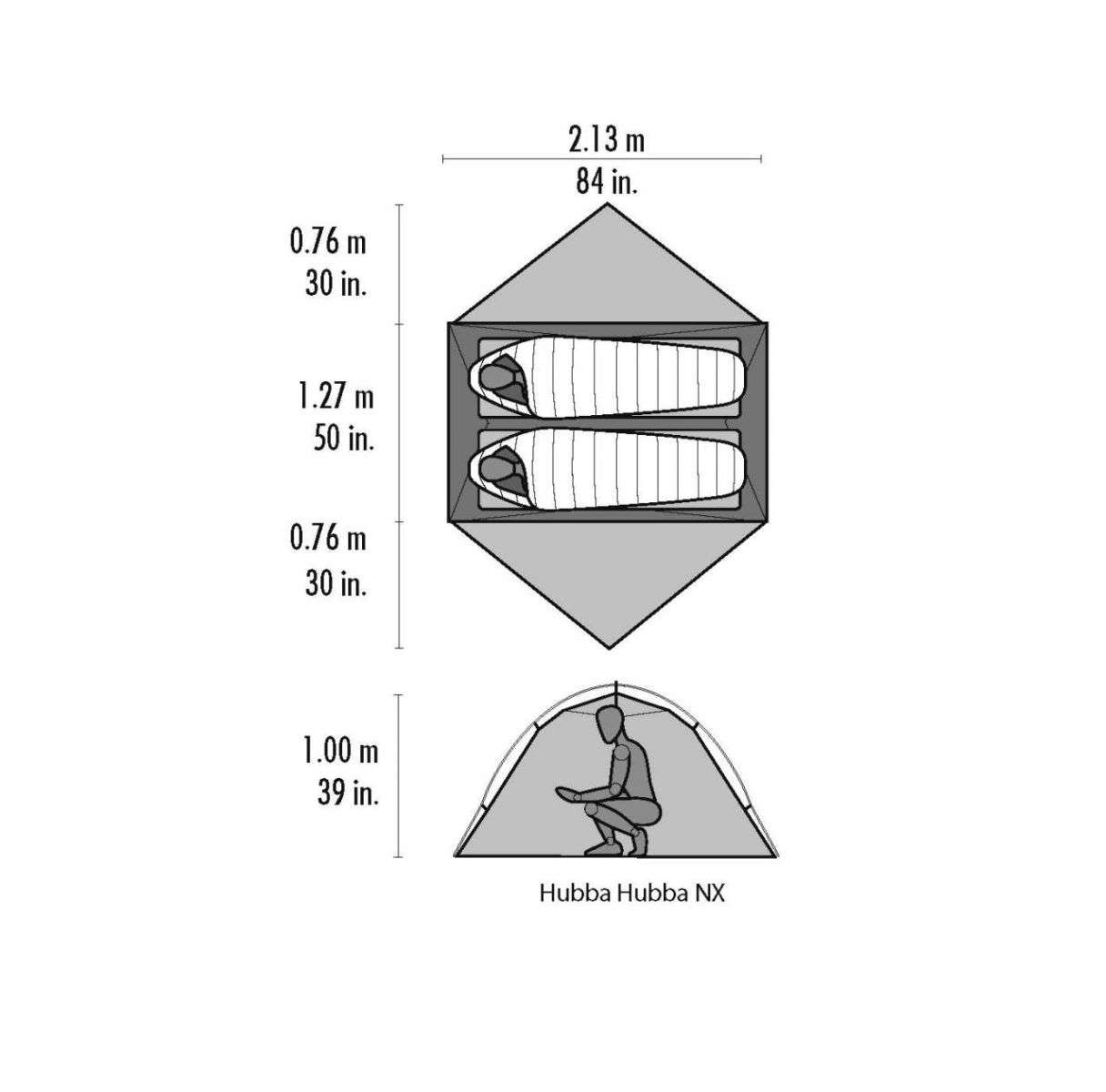 MSR Hubba Hubba NX 2-Person Backpacking Tent | 68travel