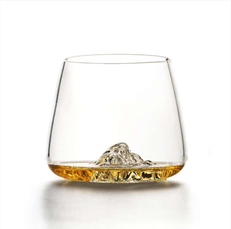 Alaskan Maker Everest & Mont Blanc set of 2 Topographic Glasses