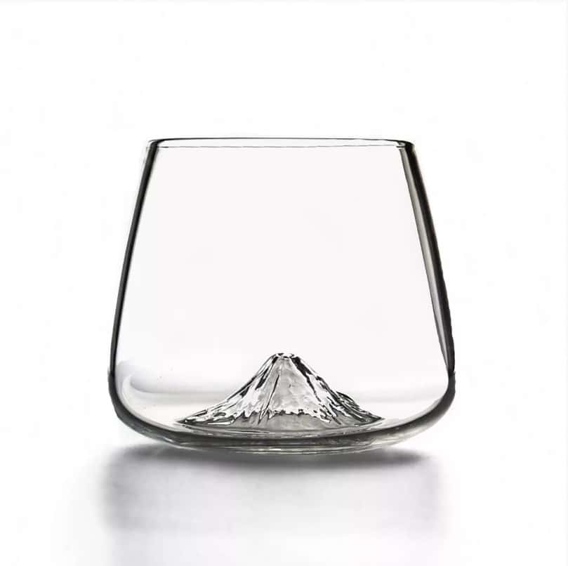 Alaskan Maker Fuji & Denali set of 2 Topographic Glasses