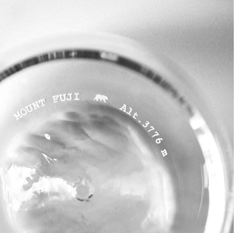 Alaskan Maker Fuji & Denali set of 2 Topographic Glasses