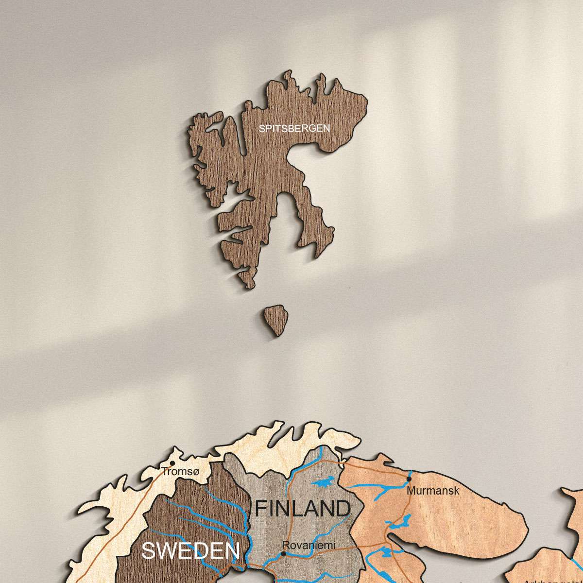 Bunte Holzinseln - exotisch, arktisch und abgelegen