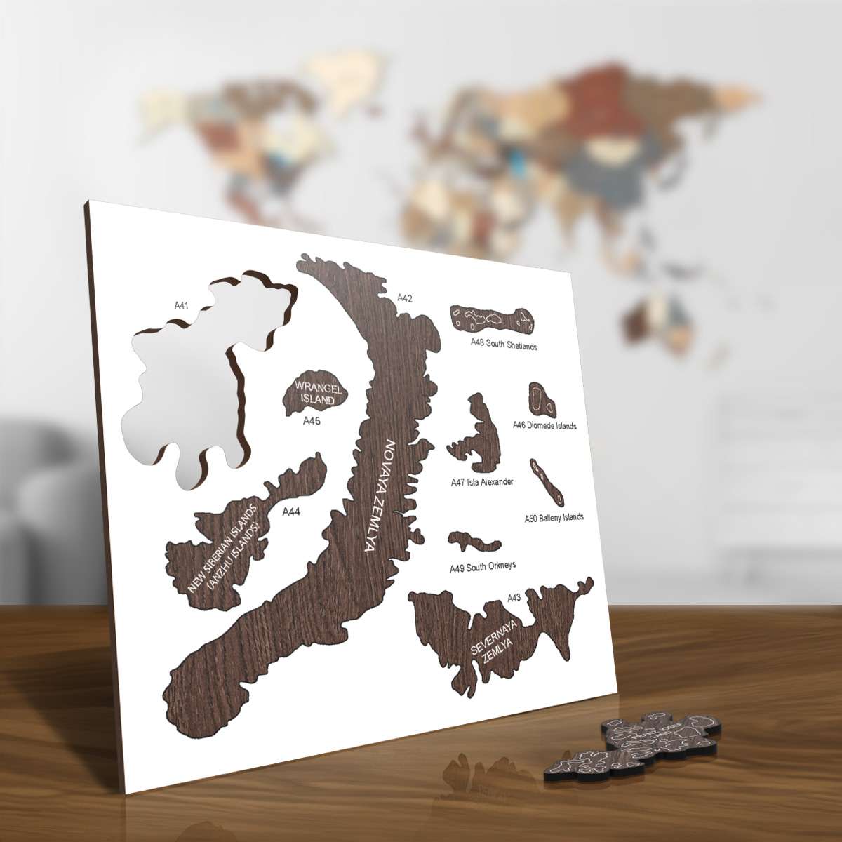 Bunte Holzinseln - exotisch, arktisch und abgelegen