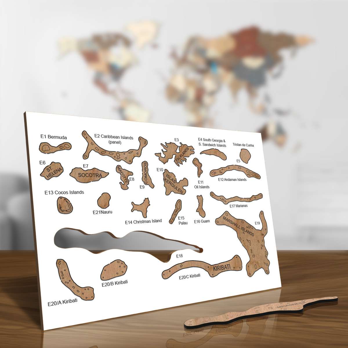 Bunte Holzinseln - exotisch, arktisch und abgelegen