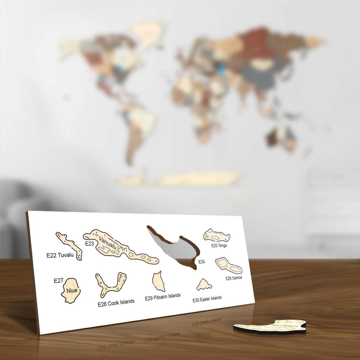 Bunte Holzinseln - exotisch, arktisch und abgelegen