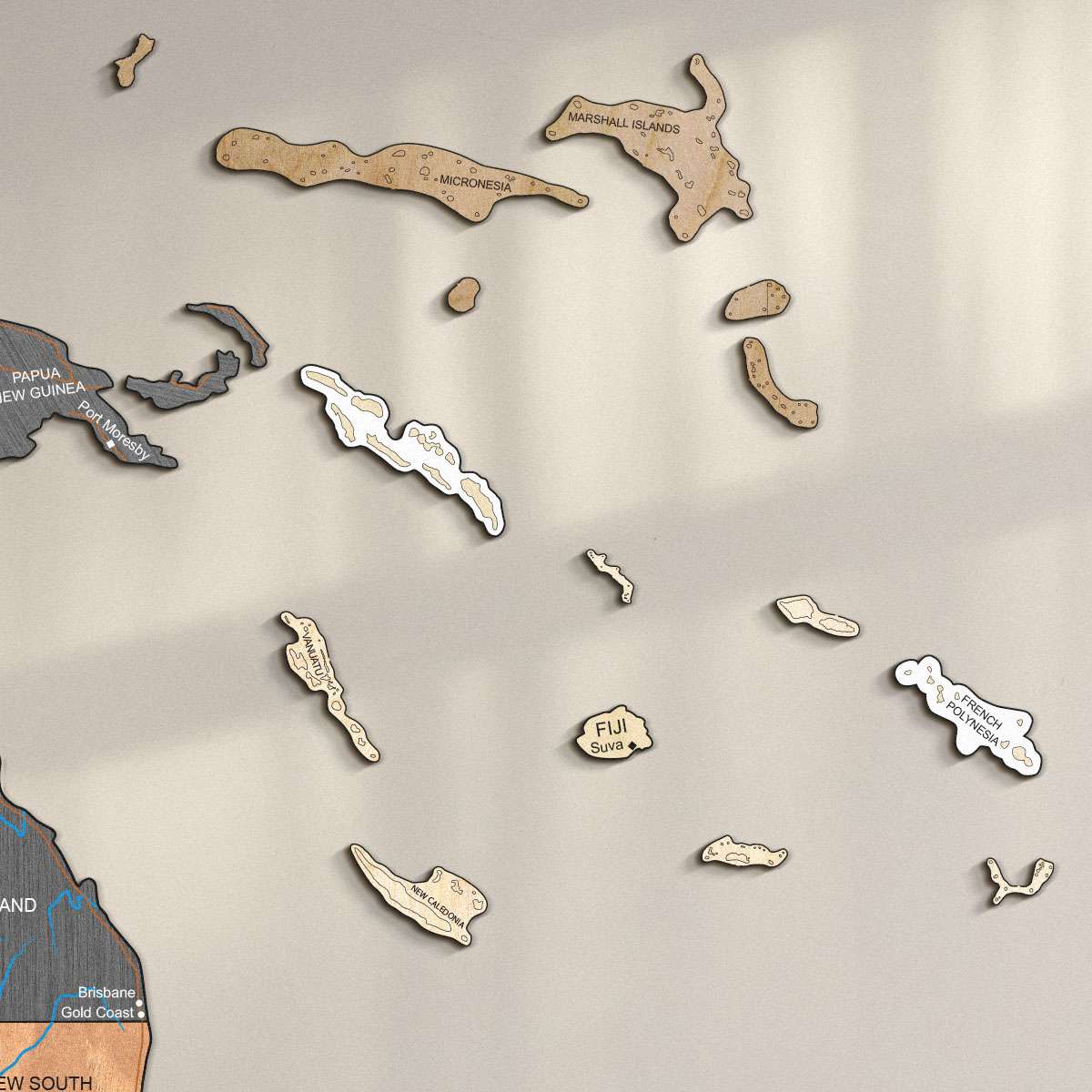 Bunte Holzinseln - exotisch, arktisch und abgelegen