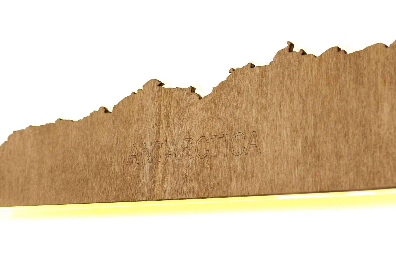 Acrylic base for the 3D Antarctica