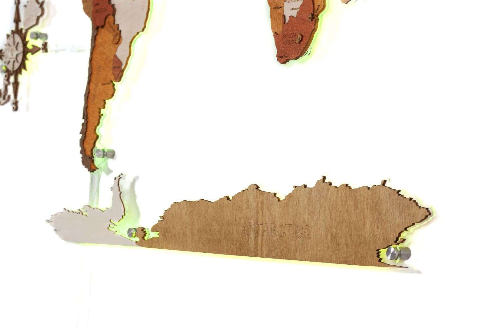 Acrylic base for the 3D Antarctica