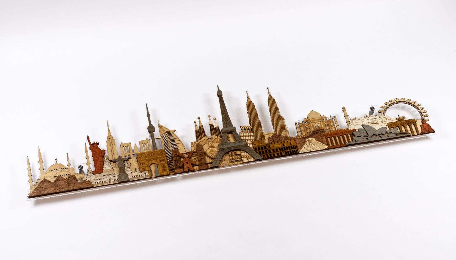 Acrylic base for the 3D Landmarks Panel