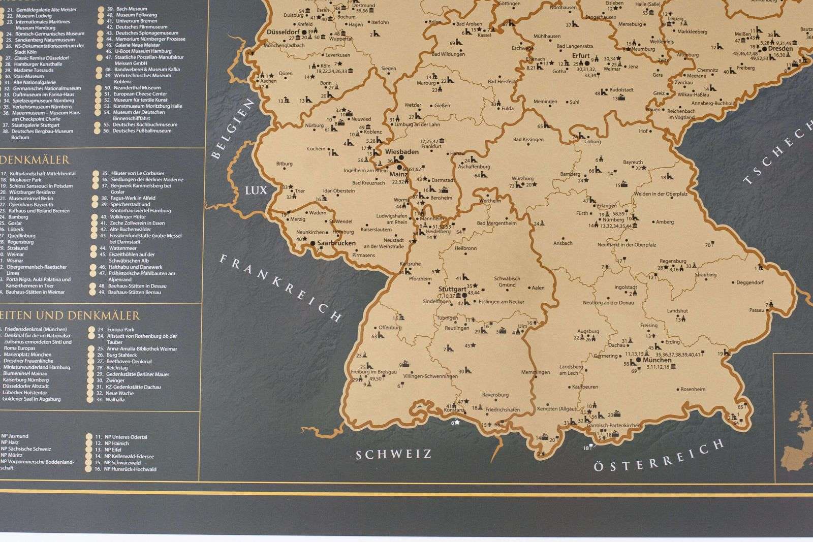 Kraskaart van Duitsland