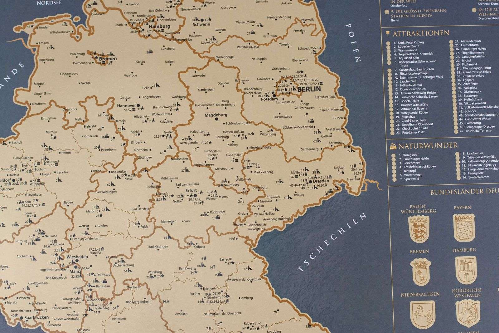 Kraskaart van Duitsland