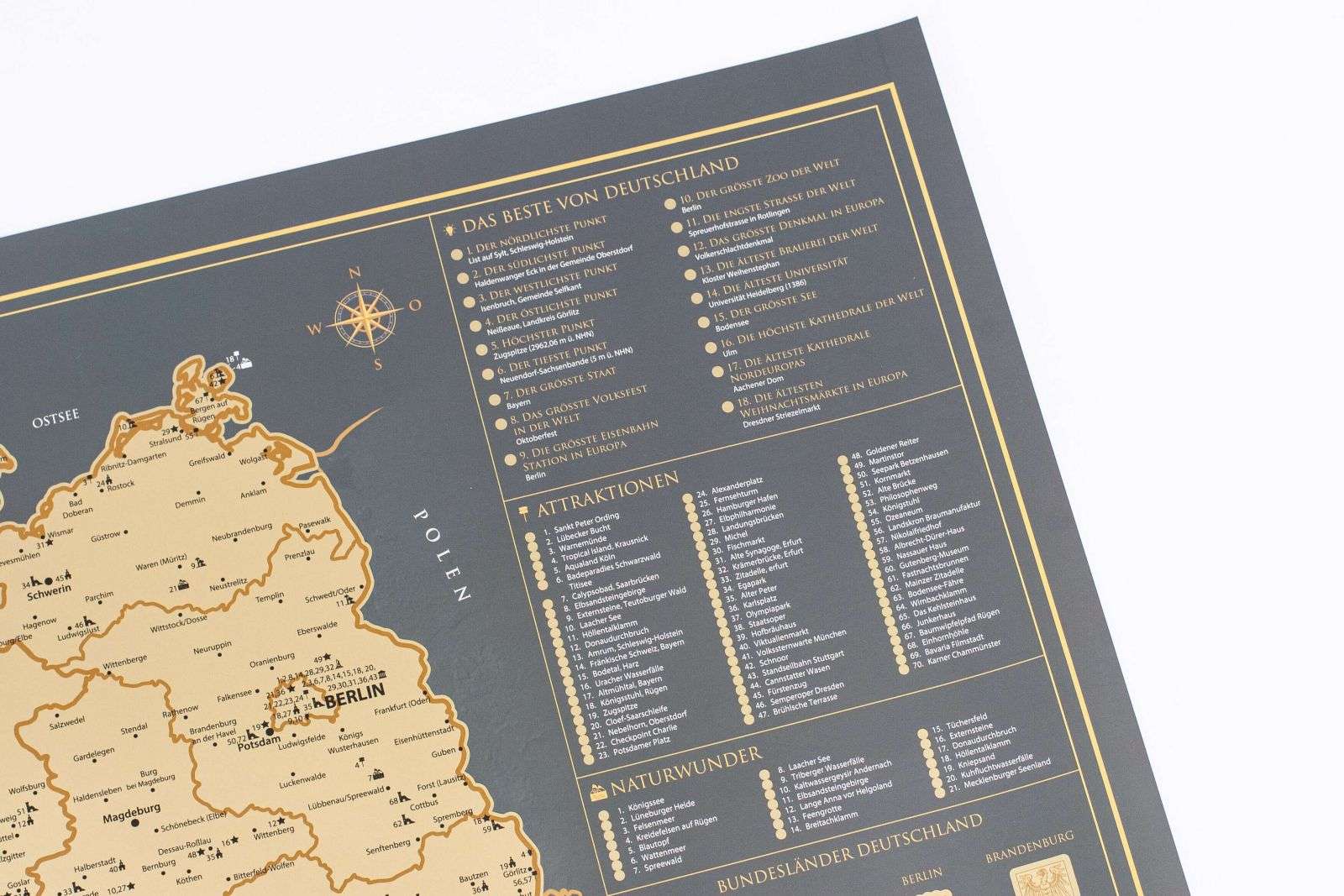 Kraskaart van Duitsland