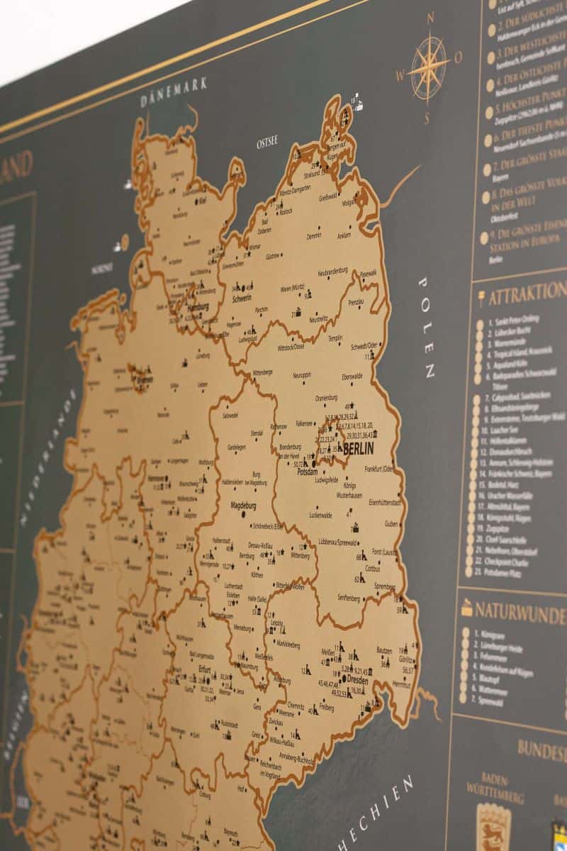 Kraskaart van Duitsland