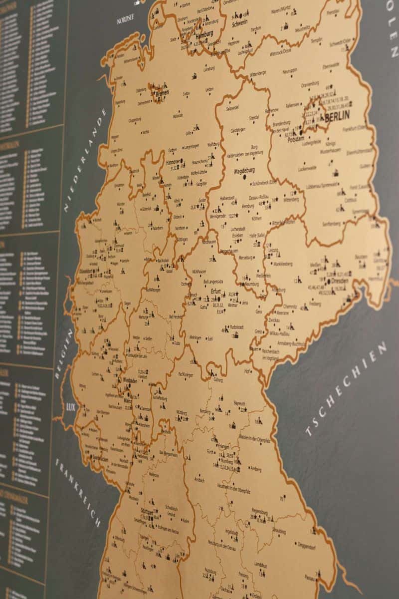 Kraskaart van Duitsland