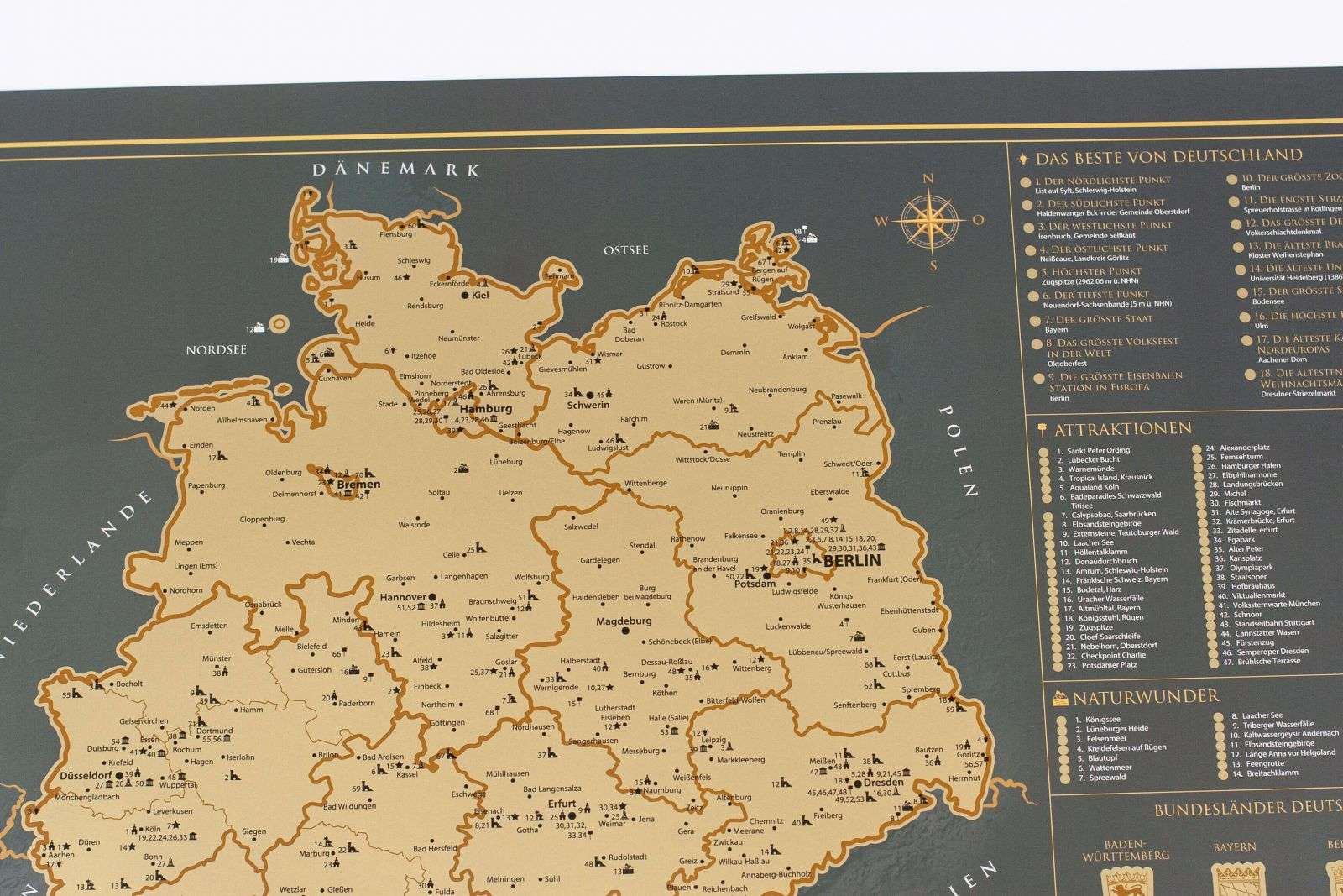 Kraskaart van Duitsland