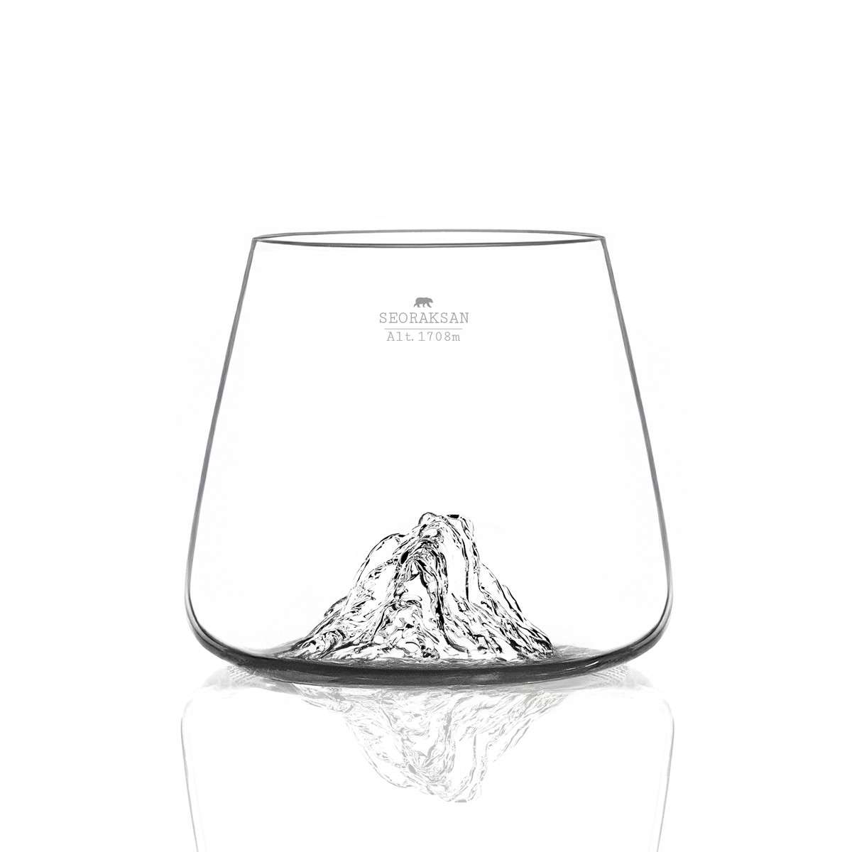 Alaskan Maker Ensemble de 2 verres Hallasan & Seoraksan TOPOGRAPHIQUE