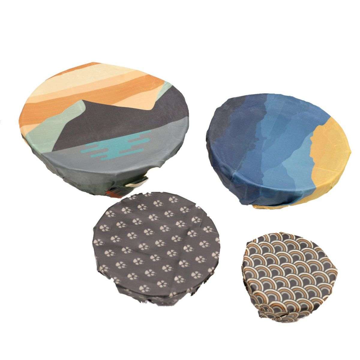 Set Alaskan Maker Bees Wrap, 4 folii din ceară