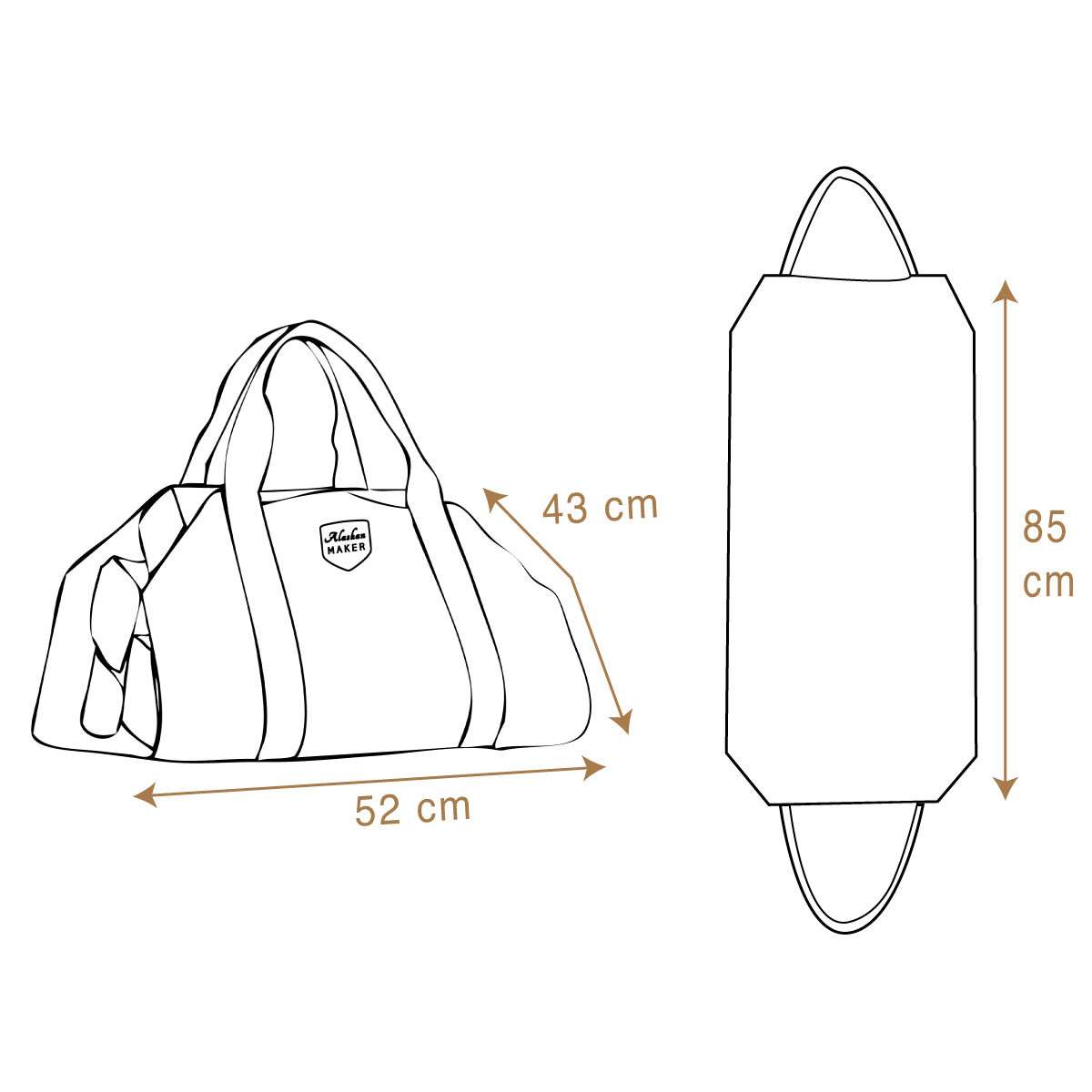 Alaskan Maker LUMBERJACK Sac à bois