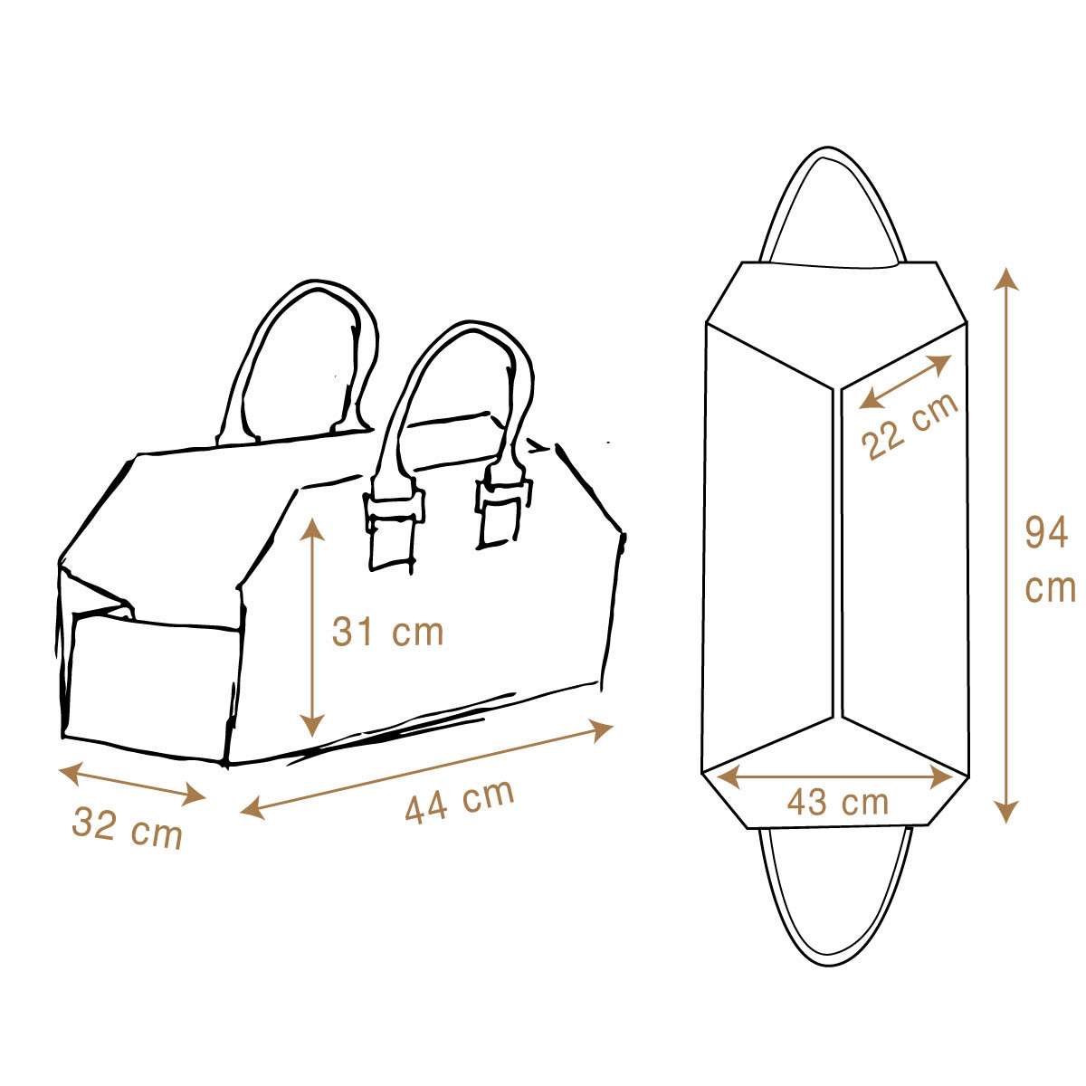 Alaskan Maker CRAFTWOOD 2 en 1 sac à bois