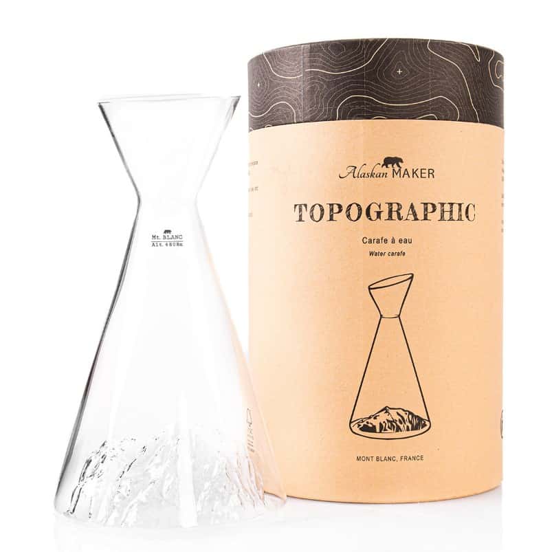 Alaskan Maker topographic water carafe