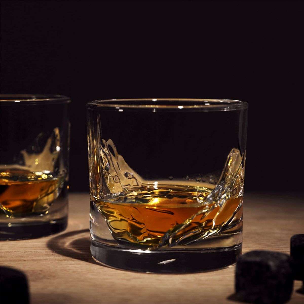 LIITON Set of 4 Whiskey Glasses