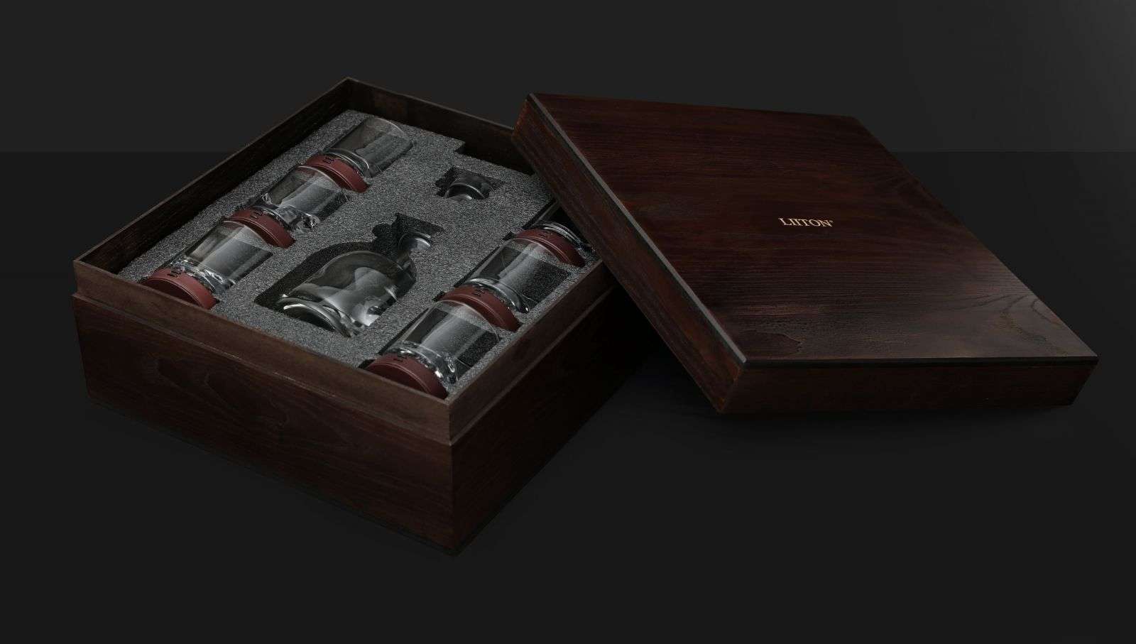 LIITON Luxury Crystal Whiskey Set