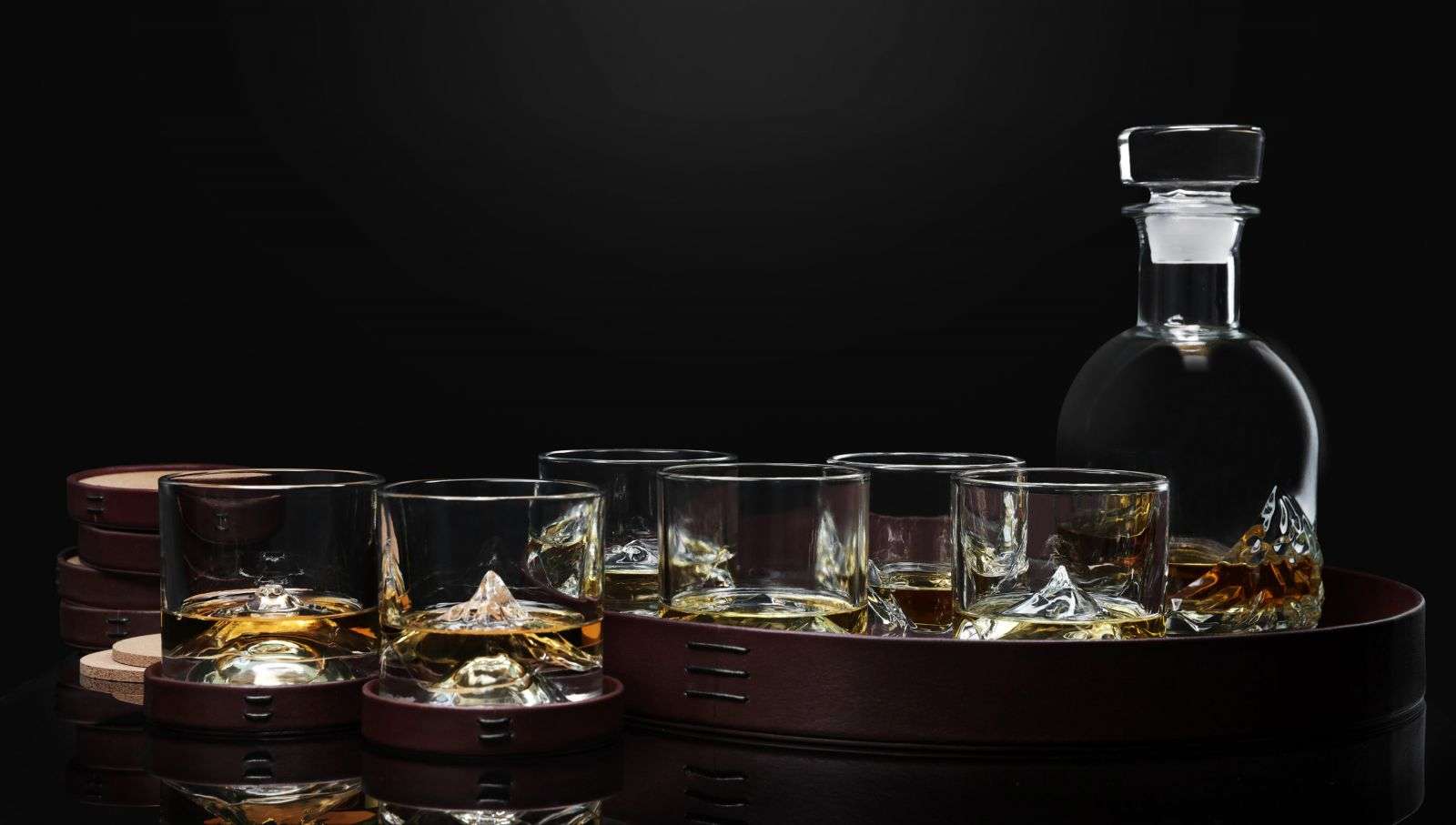 LIITON Luxury Crystal Whiskey Set