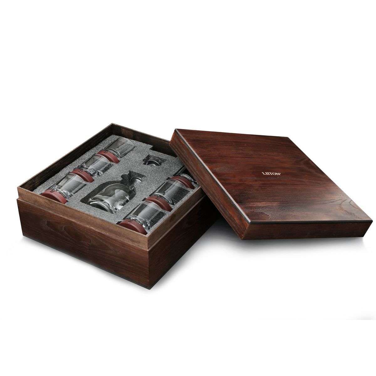 LIITON Luxury Crystal Whiskey Set