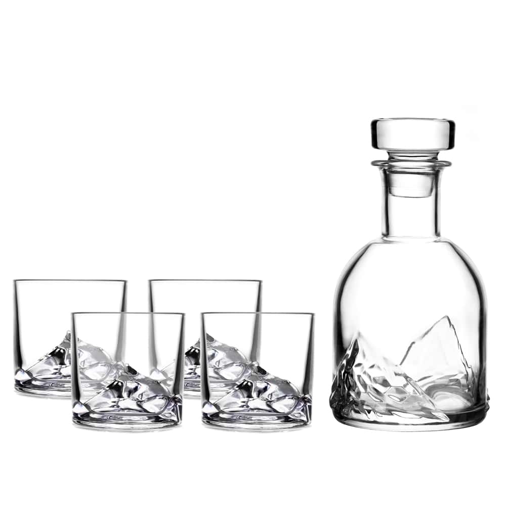LIITON Crystal Whiskey Decanter Set