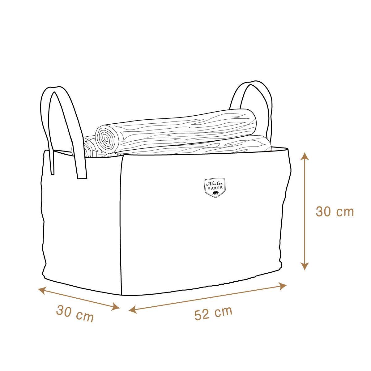 Торба за трупи от Аляска Maker FIREWOOD
